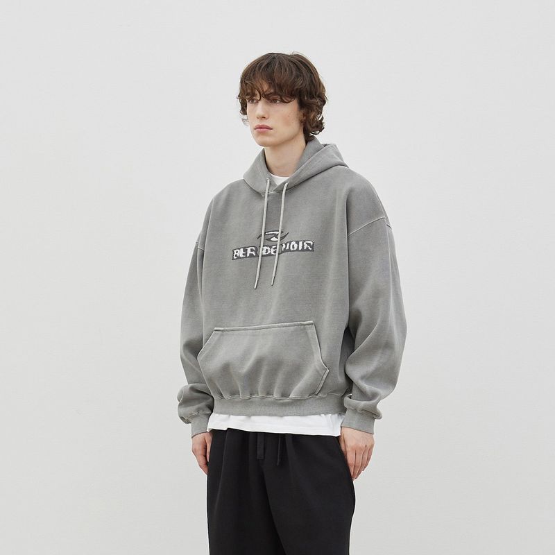 Ber de Noir(ベルドヌア)の「Pigment Benu Hoodie (Gray)(Tops)」