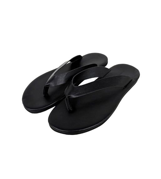 Lobby Slider Leather Slippers