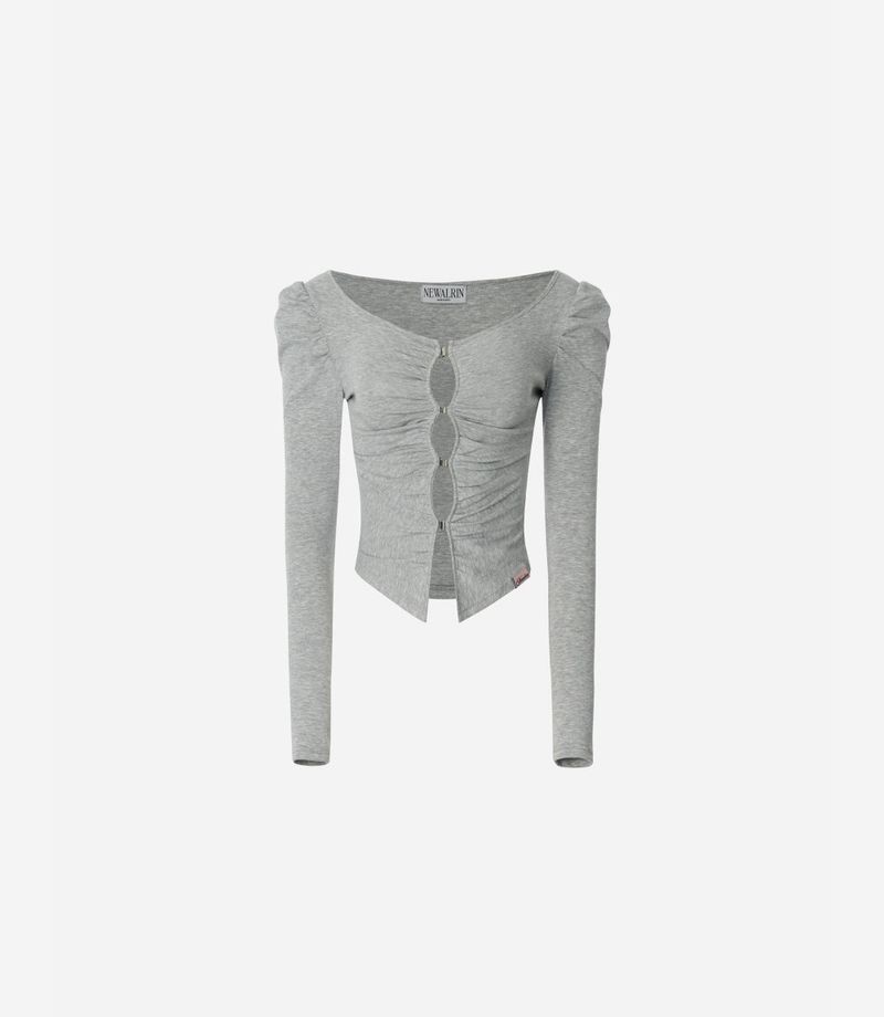 Ruby Shirring Hook Cardigan
