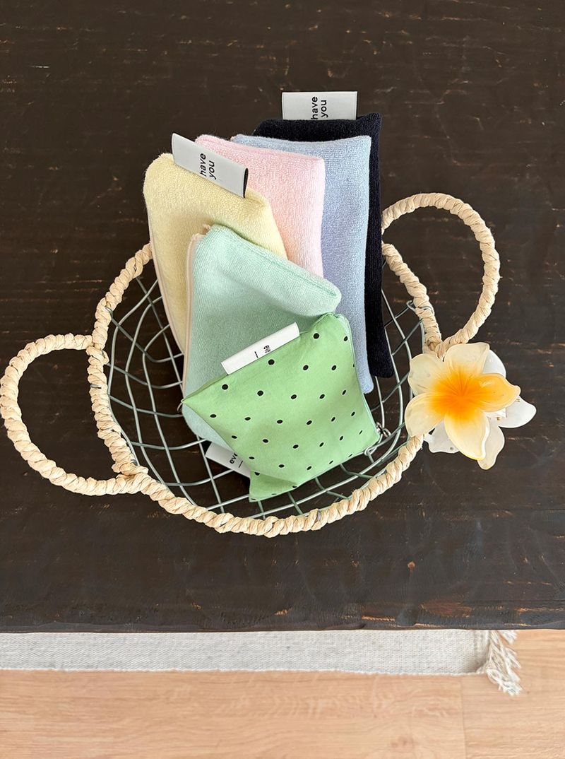 Terry tool pouch - mint