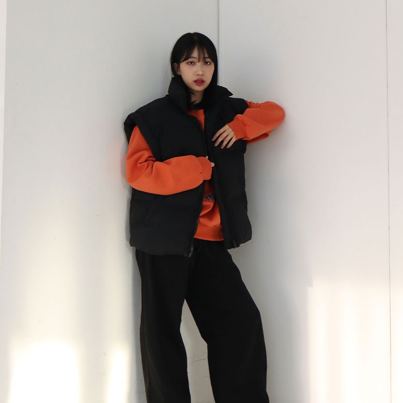 PANATIQUE（パナティーク）の「Oversize Fit Ki Padding Vest_Black（Jackets/Outerwear）」