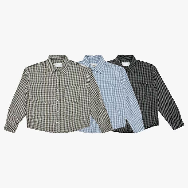 Cropped Check Shirt