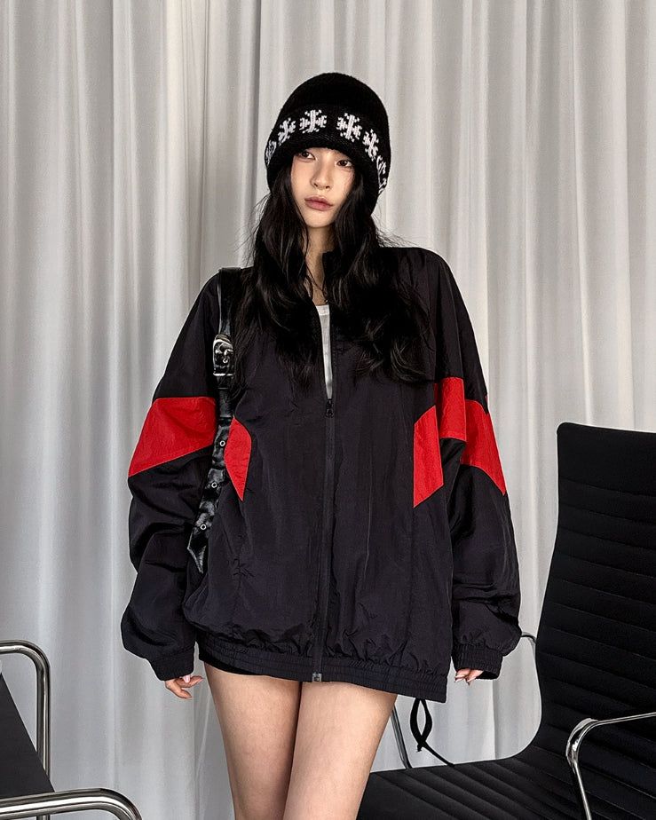 Kanso nylon track jacket
