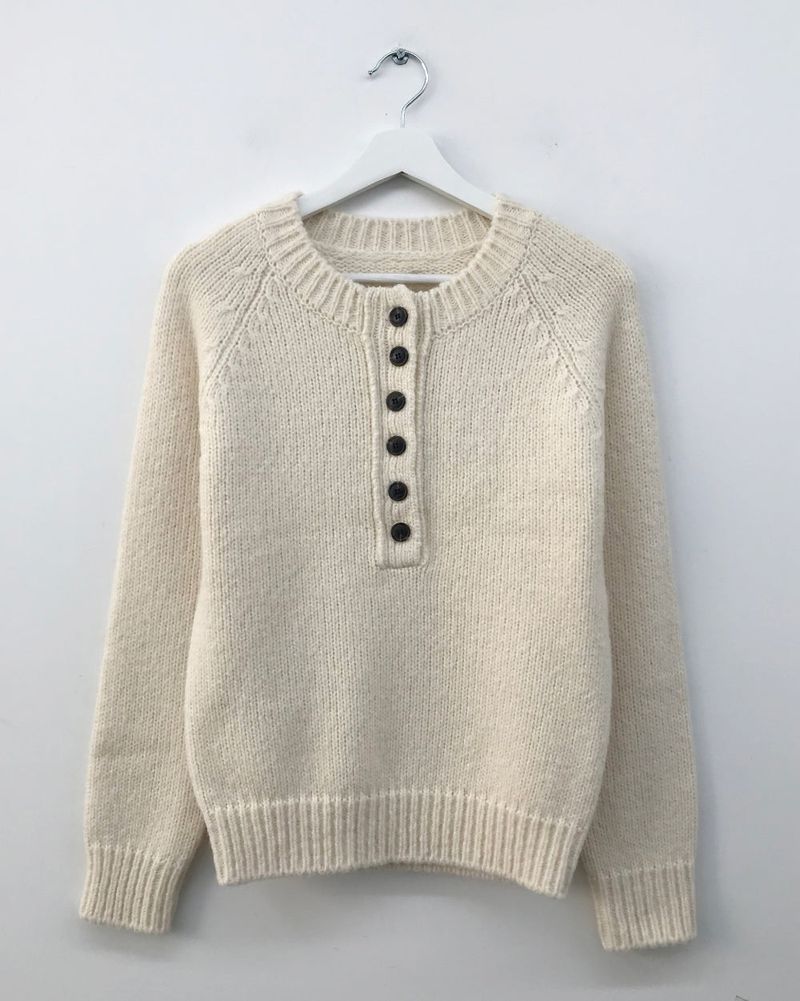 Lambswool alpaca knit (4color)