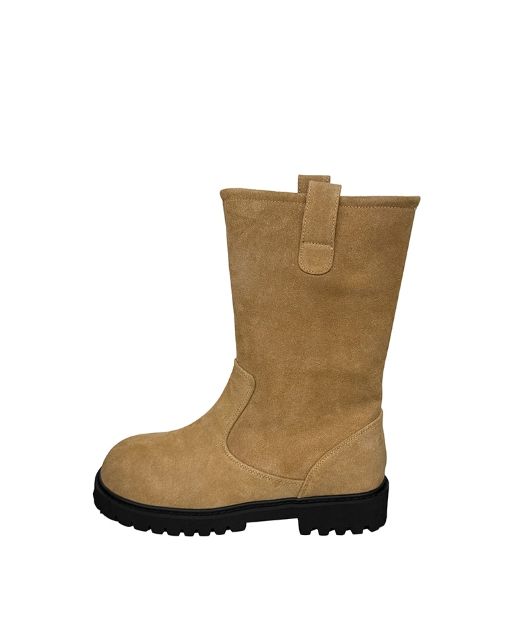 Nord Suede Chunky Middle Boots
