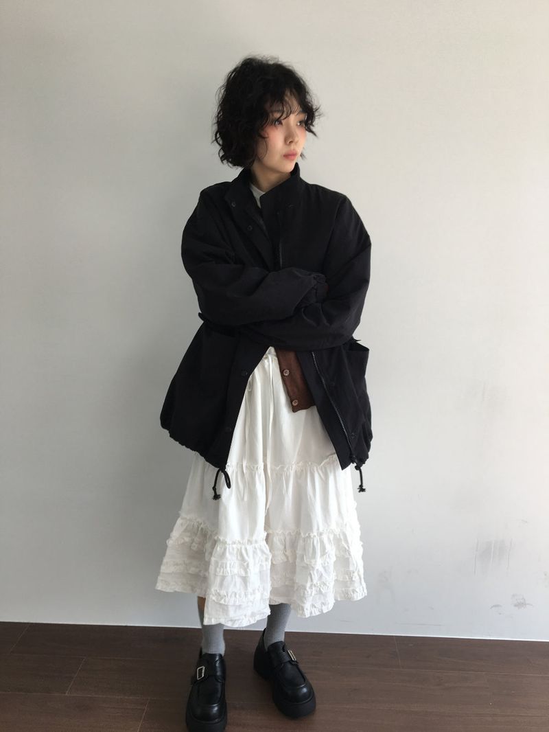 Yacht Frill Tiered Skirt (1color)