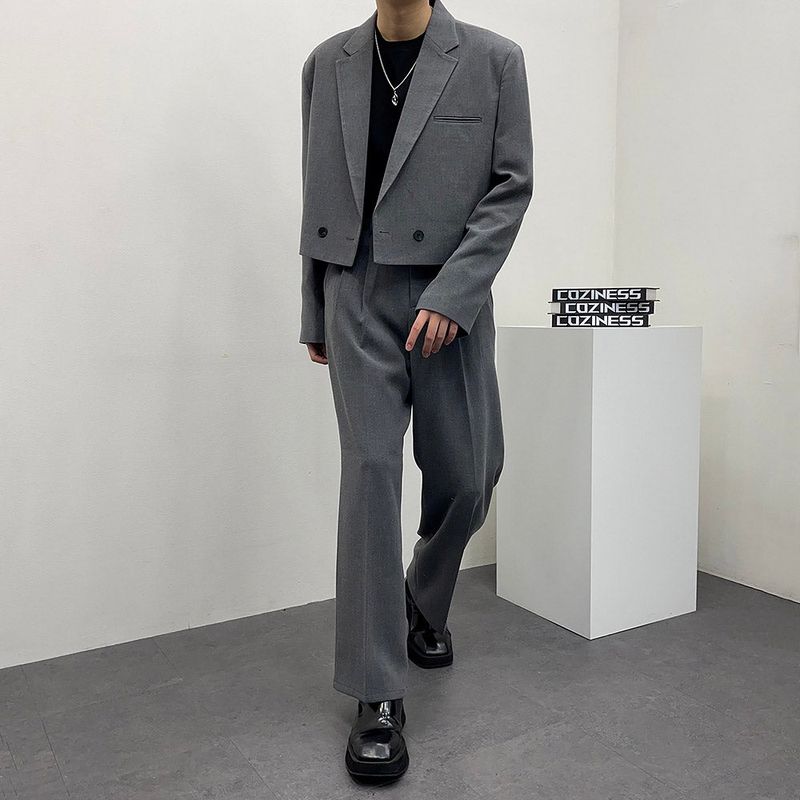 CR More Crop Double Jacket (Set - Up