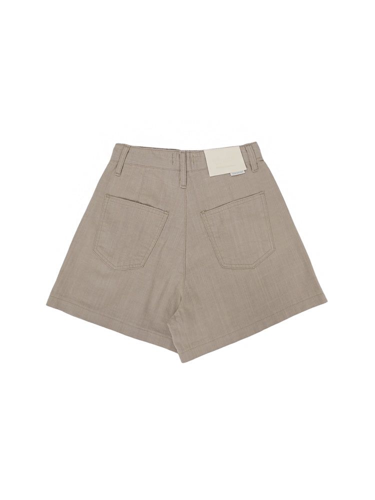 W1013 LINEN SHORT_BEIGE