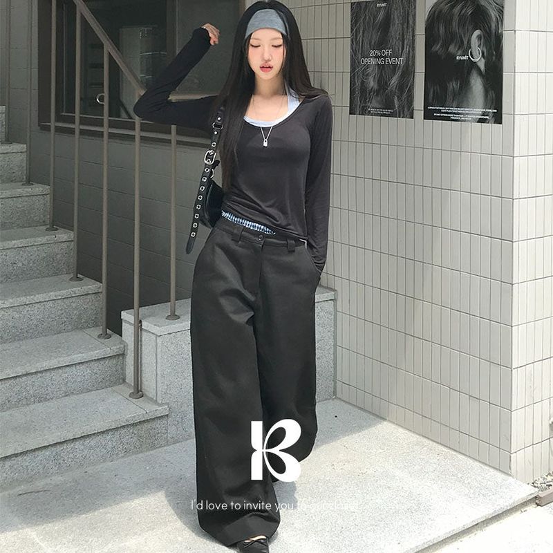 ミドルカーペンターディテールロングパンツ
