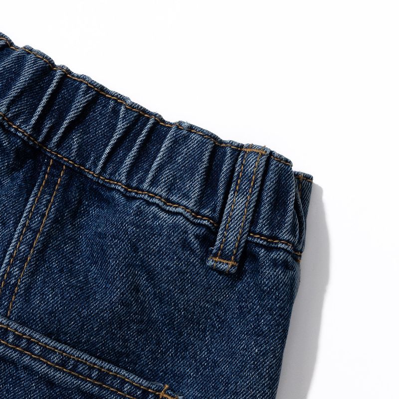 ダイアゴナルカットデニムパンツ