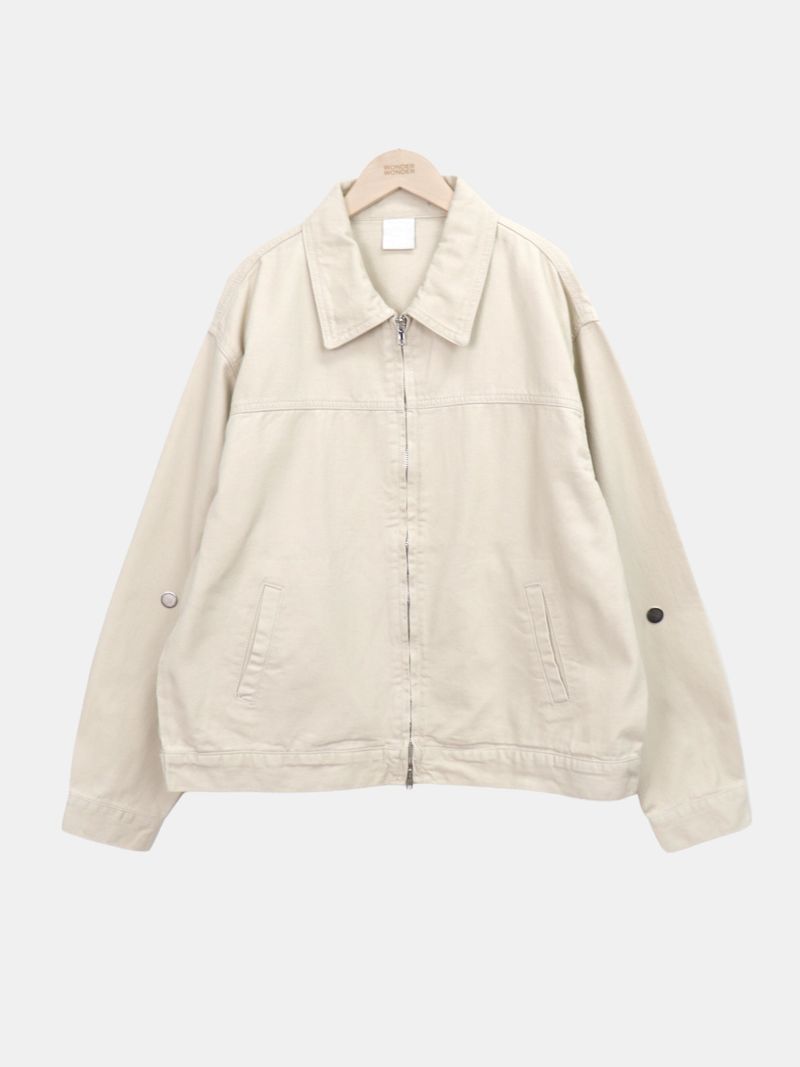 Luken Semi Crop Washed Collar Jacket