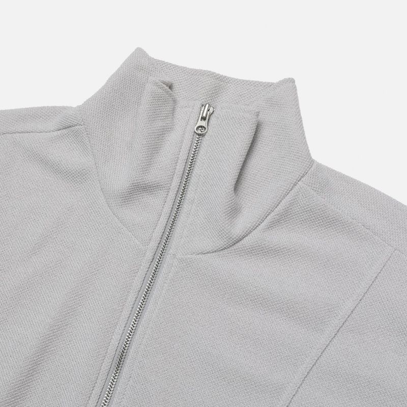 Comet Short-Sleeve Knit Zip-Up (6 Colors)