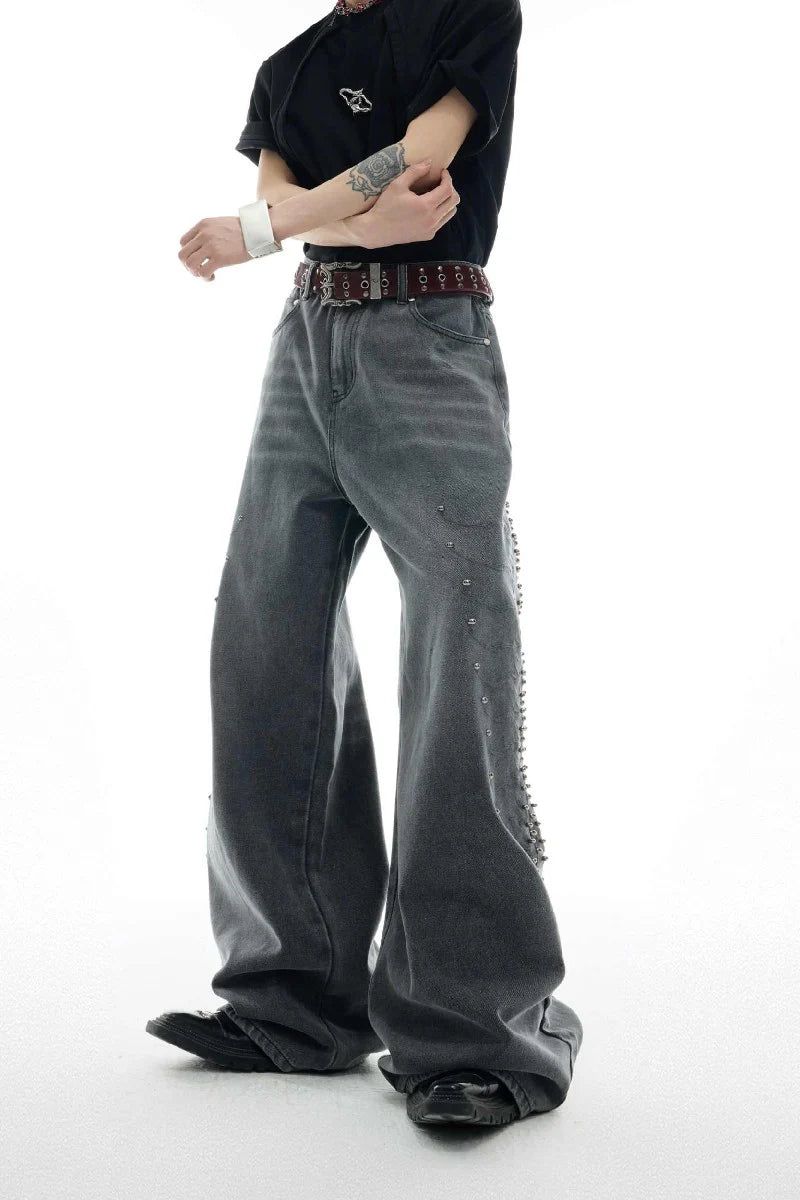 Argue Cultureの「Washed Spine Studded Denim（Pants）」