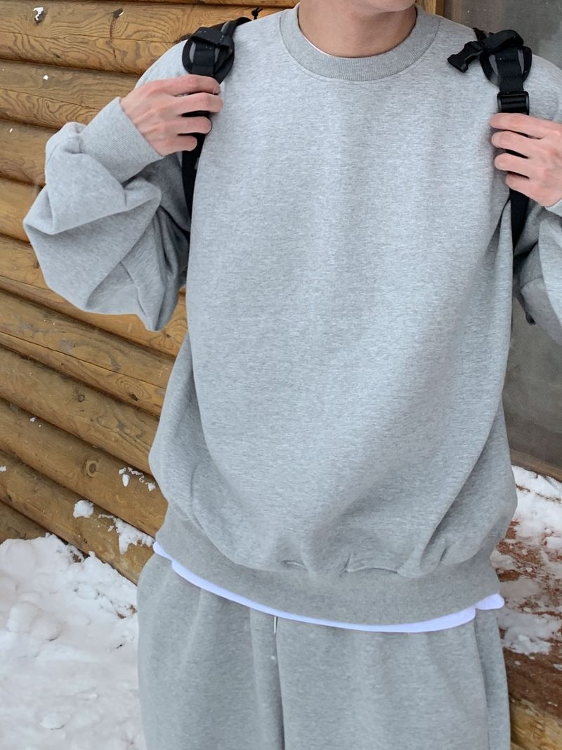 Furano brushed wide jogger pants
