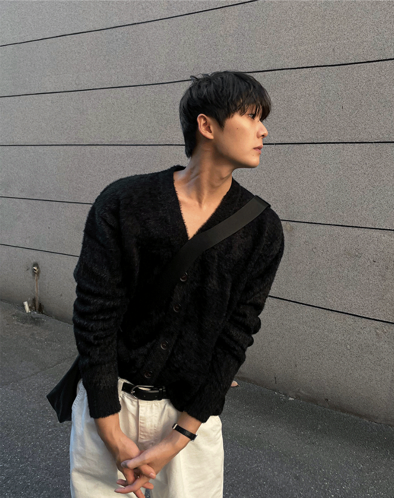 london mohair cardigan