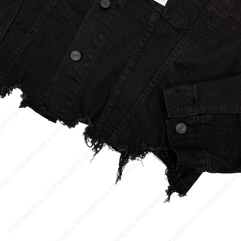 MG601 Damage Over Cropped Jacket
