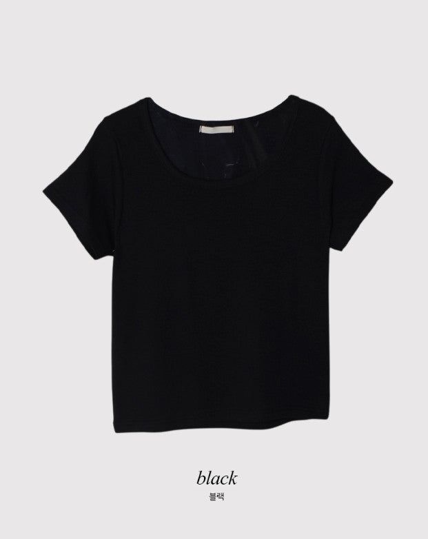 Soft Modal Basic Short Sleeve T-shirt (6color)
