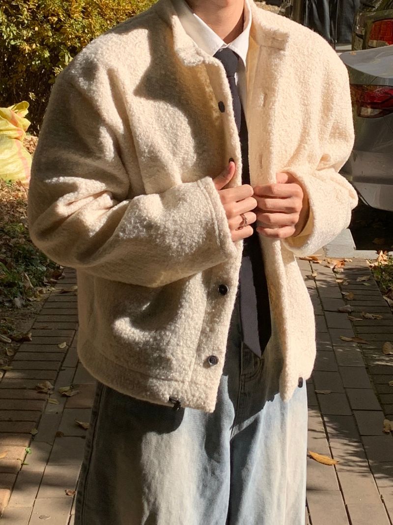 Mensfloor（メンズフロア）の「Blando Dumble Hair Cardigan（Jackets/Outerwear）」