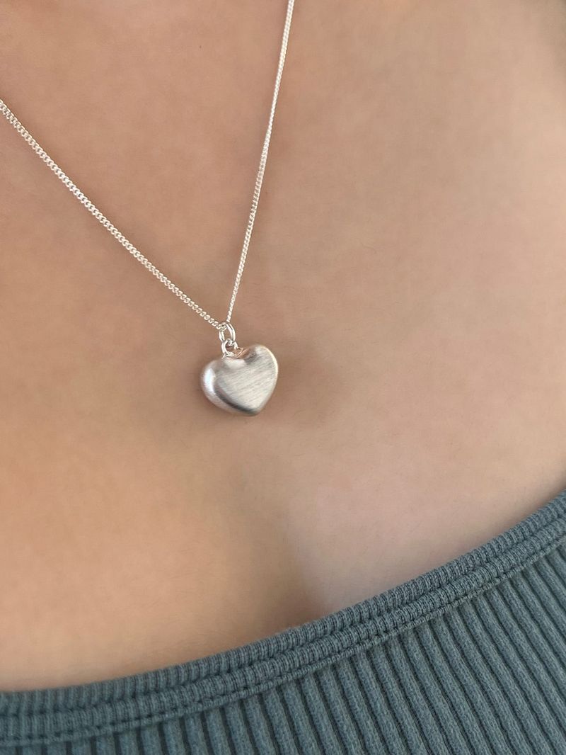 Glowing necklace (silver)