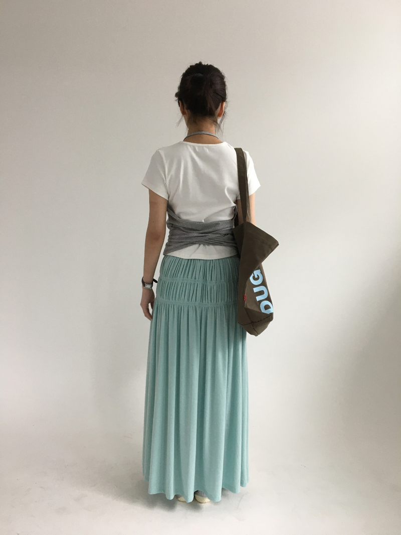 Sor Shirred Long Skirt (4color)