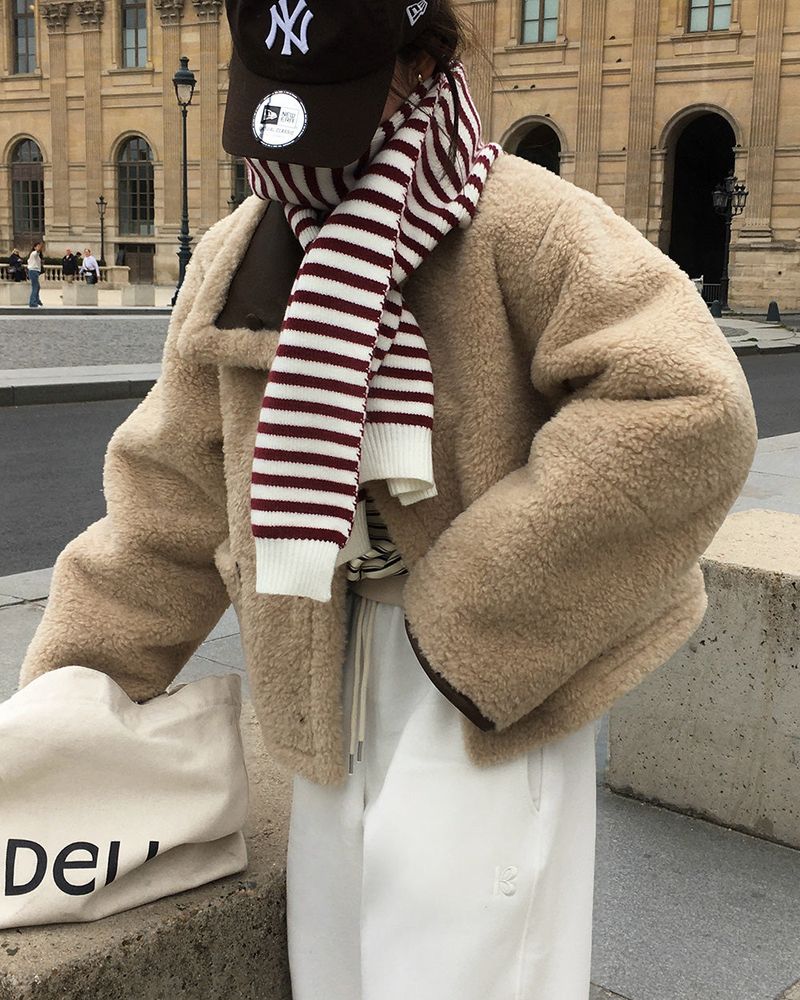 [ORIGINAL] Tambur Leather Shearling Coat