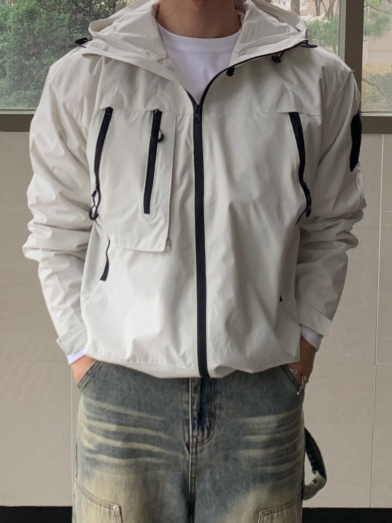 Cadena Two-Way Gorpcore Hood Windbreaker