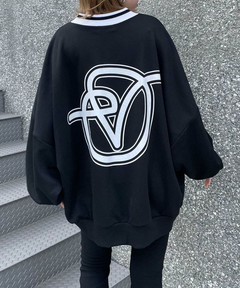 VneckラインリブPO