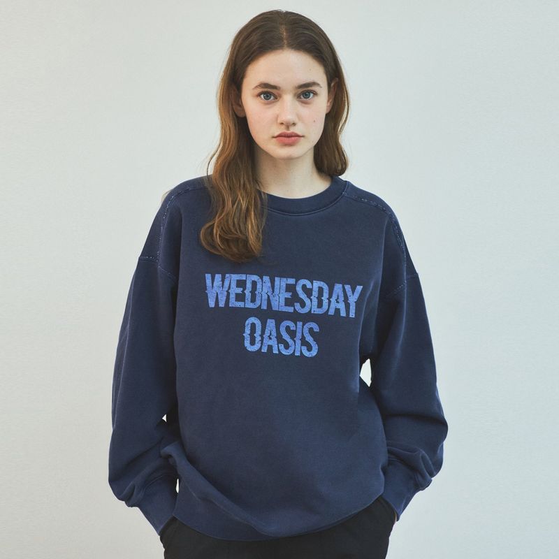 Pigment Washed Dyeing Sweatshirt_3Color
