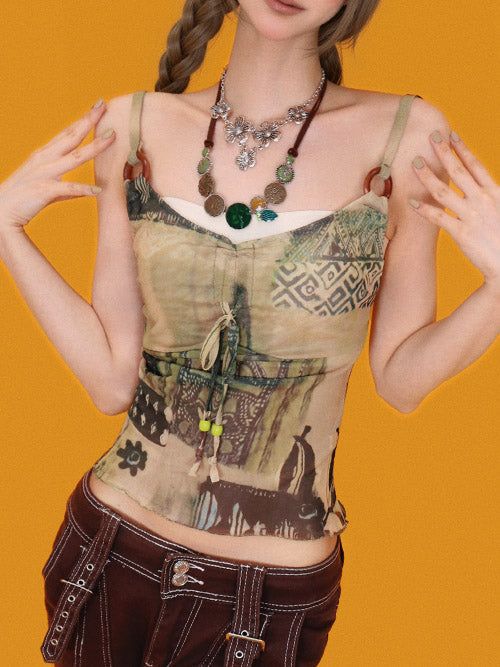 KUO（クーオ）の「green-tea latte sleeveless（Tops）」