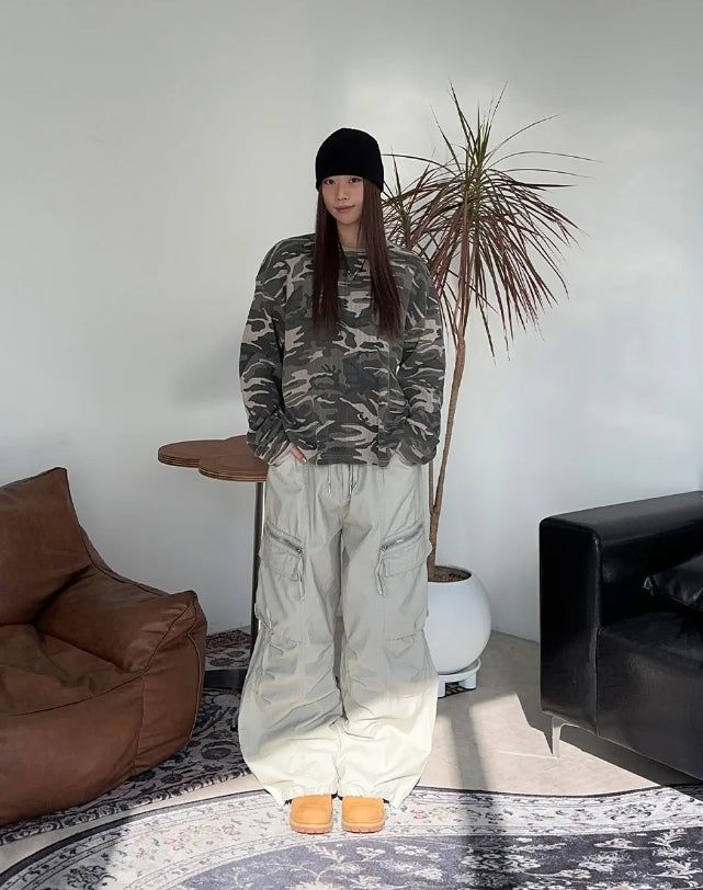 Fren Camo Waffle Long Sleeve