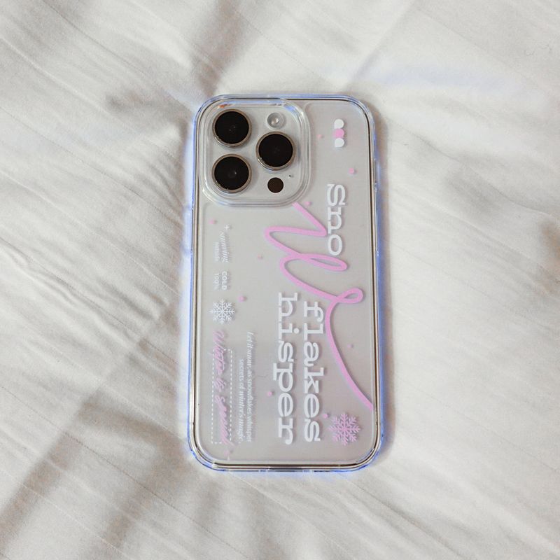 【MADE】(2type) Snow Pink Jelly hard Phone case