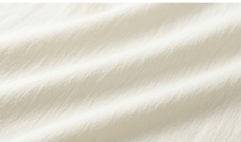 Overfit Stretch Crop Shirt Ivory