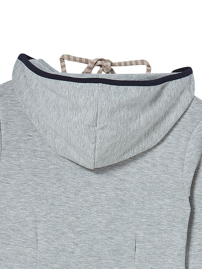 STRING TIED L/S GREY