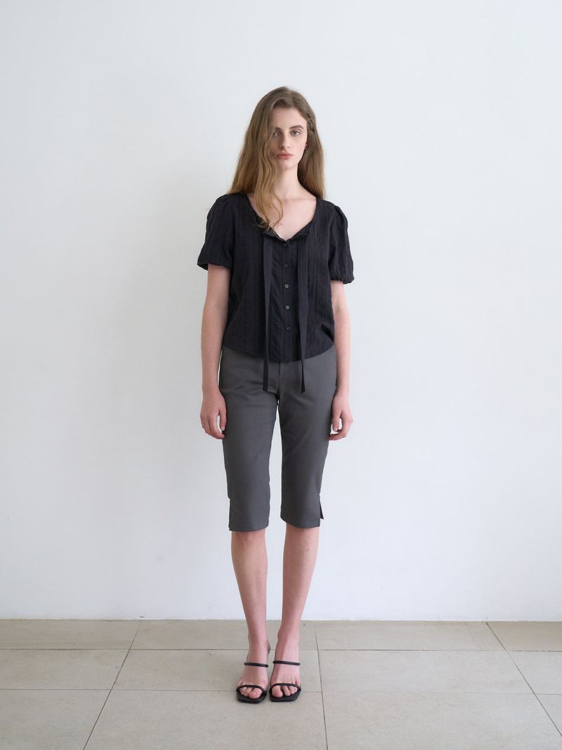 Gabrielle capri pants (Charcoal)