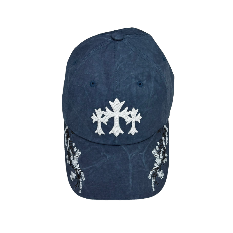 cross branch washed ball cap
