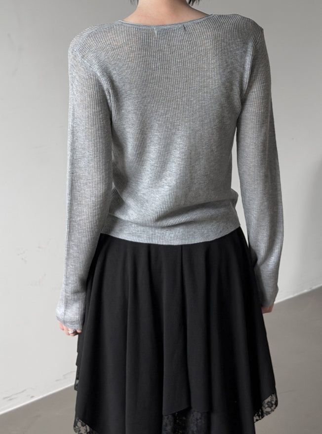 Softy Lace Layered Tiered Skirt