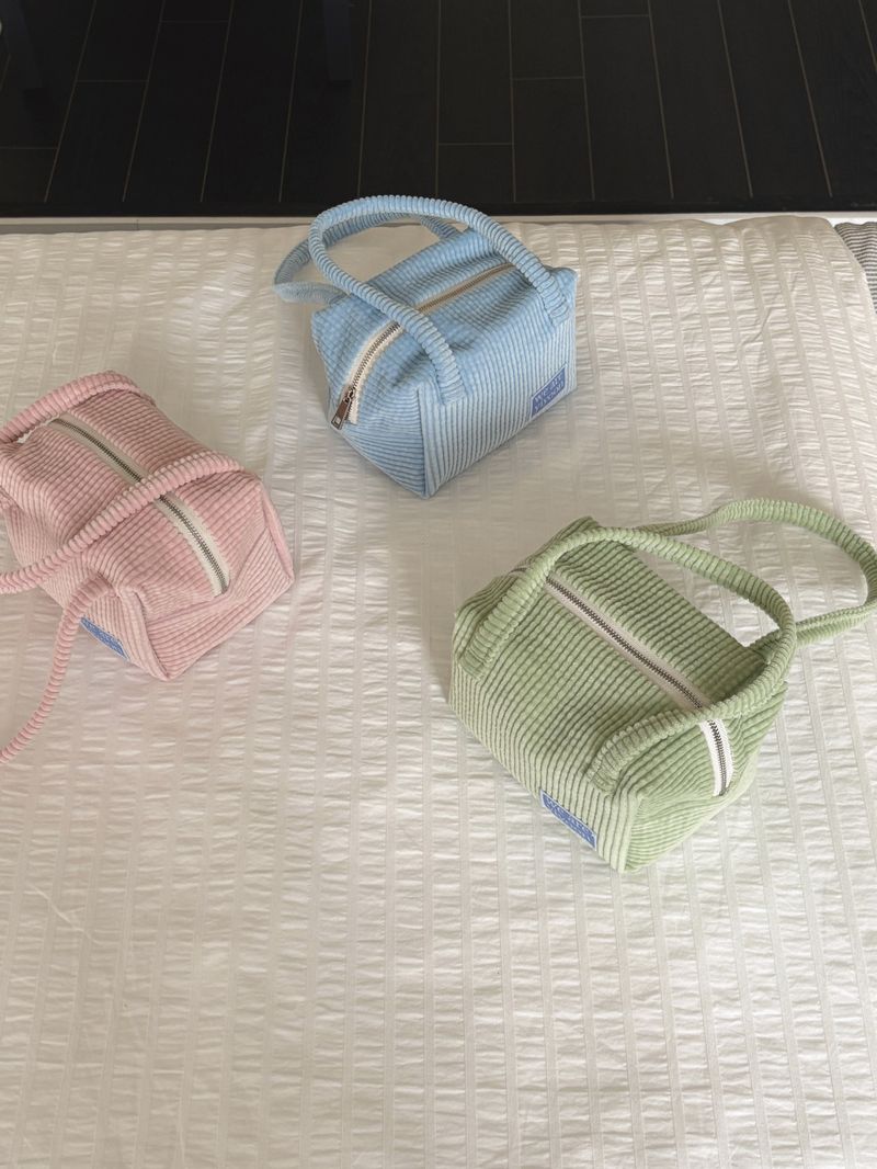Handy pouch (corduroy softpink)