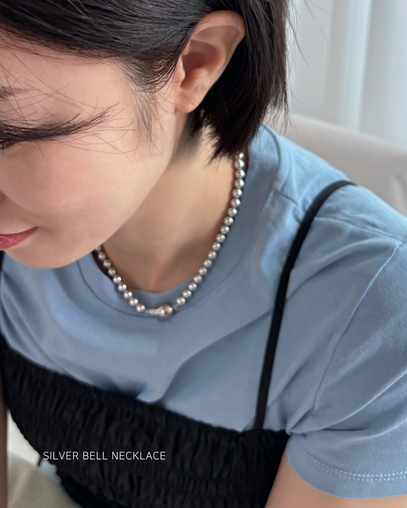 Silver Bell Necklace