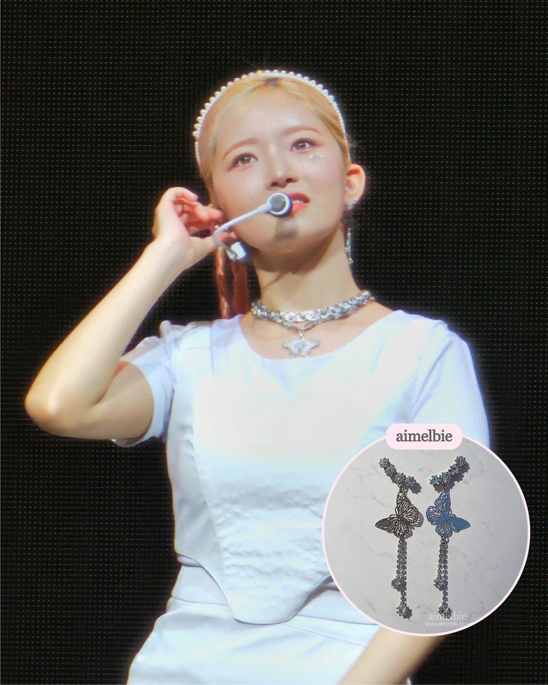  [IVE Rei, Choi Yena Earring] Butterfly Elf Queen Earring
