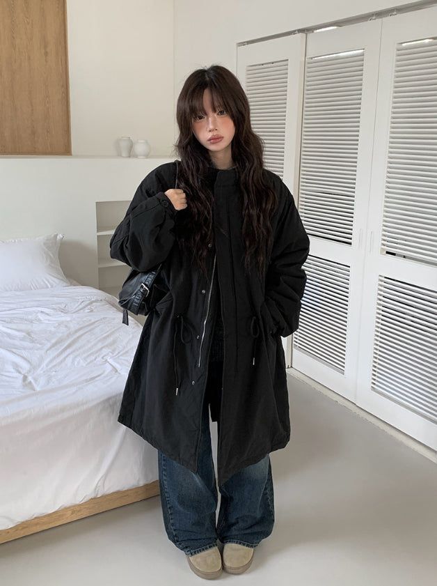 Act Long Padding Bomber Jacket