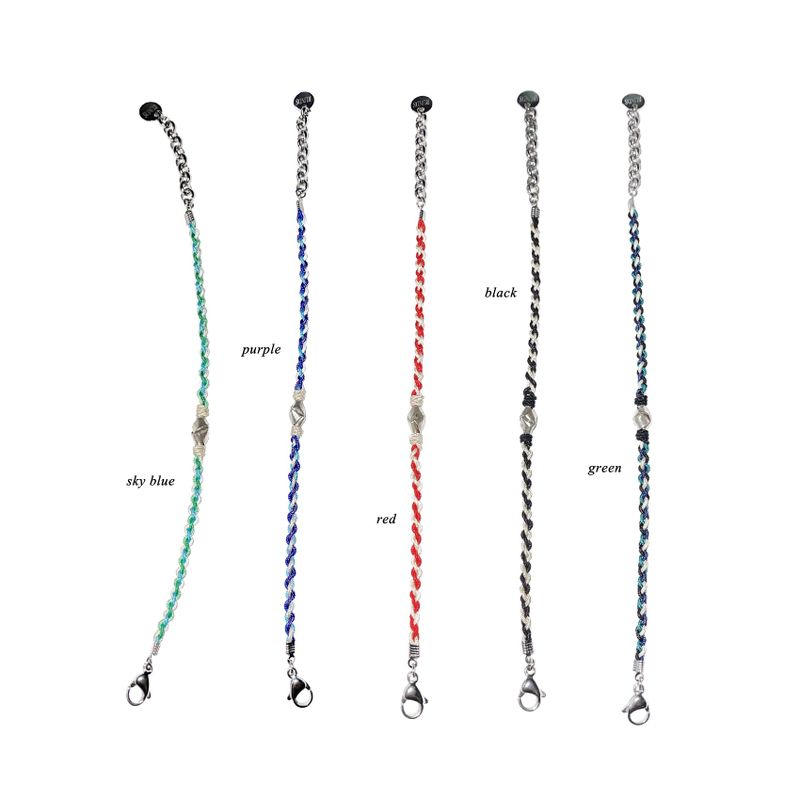 karen silver knot bracelet 