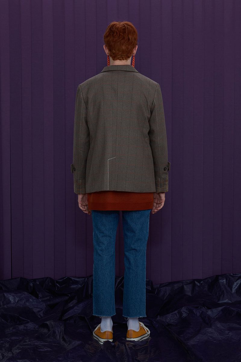 WOOL CHECK JACKET