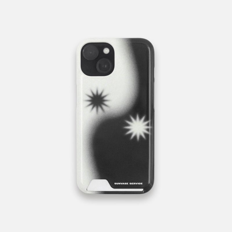 sunvase service(サンベースサービス)の「YIN YANG CASE_BLACK (glossy card hard)(Smartphone Accessories)」