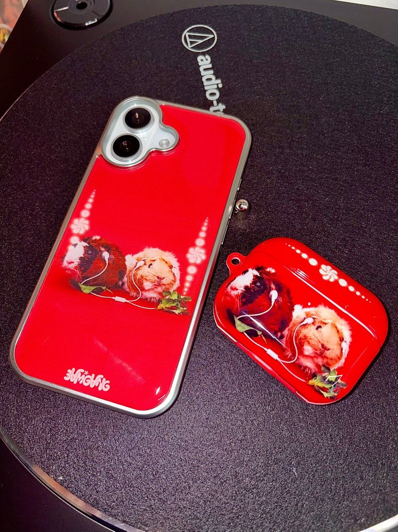 Furry Friends airpods case_Guineapig