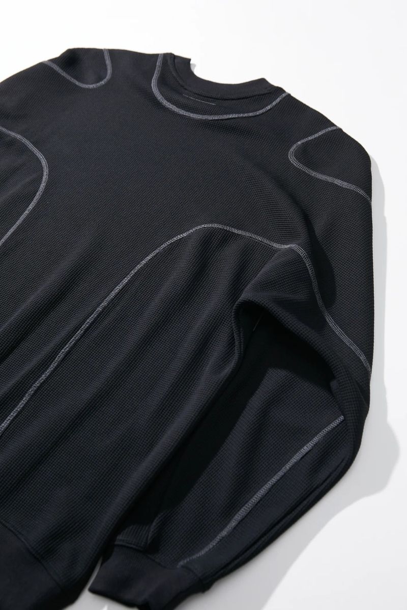 MARS LONG SLEEVES TEE - BLACK 