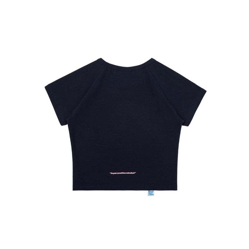 ザットガールバイブTシャツ_ネイビー