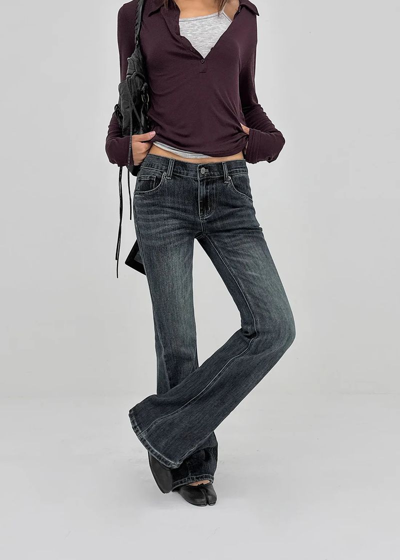 [MADE] Raffine Low-waist Bootcut Denim Pants