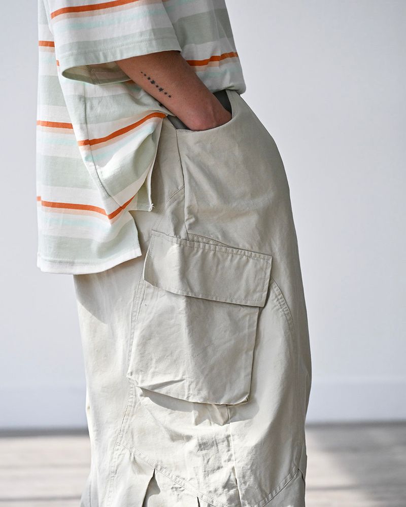 GAT LINE CARGO BALLOON PANTS