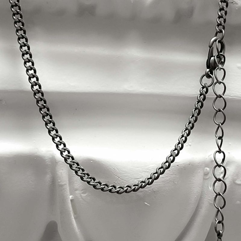 frame stone II necklace_IOLITE