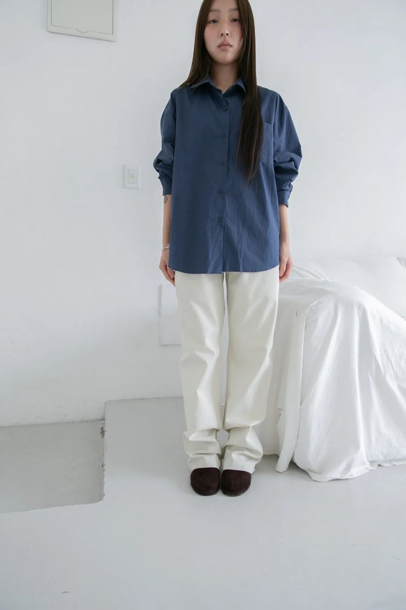 regular bisou cotton pants(2colors)
